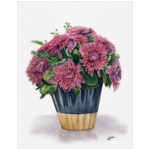 November flower: Chrysanthemums