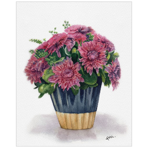 November flower: Chrysanthemums