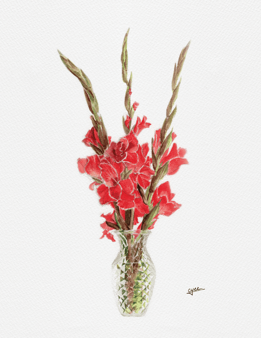 August Flower: Gladiolus